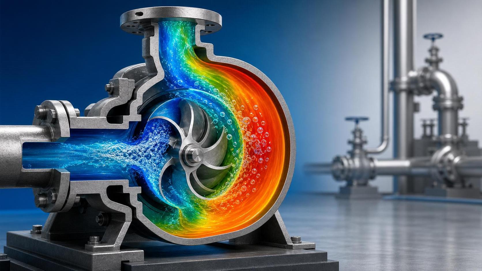Pump CFD Simulation for Cavitation Risk and Efficiency Gains