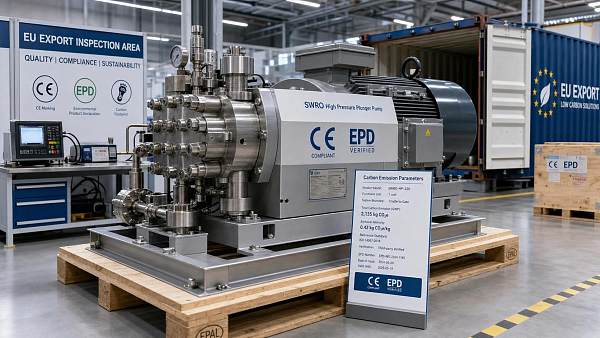 EU Mandates Carbon Labels for SWRO Pumps from Aug 18