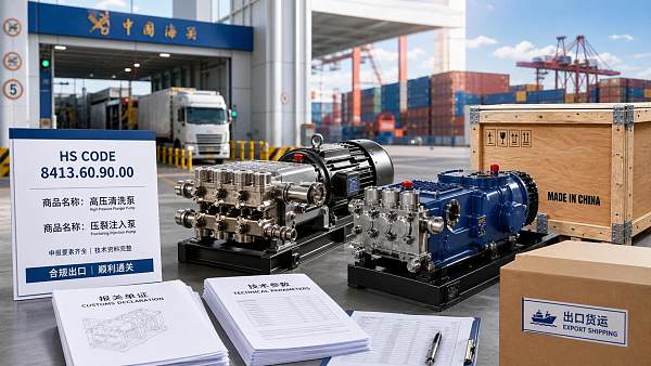 China Customs Requires 10-Digit HS Codes for Pressure Pump Exports