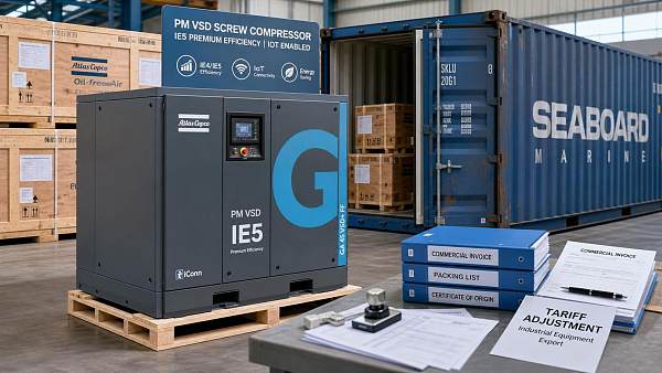 US Tariff Relief Starts for PM VSD Screw Compressors