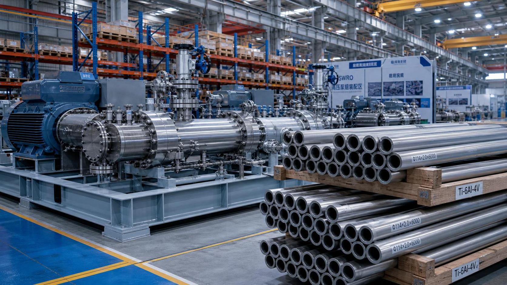 SWRO Pump Lead Times Hit 32 Weeks on Ti-7 Shortage
