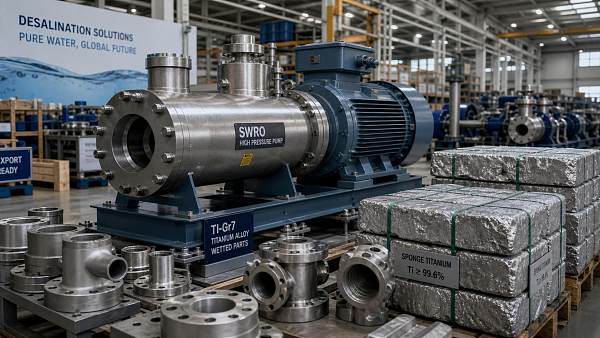 Titanium Sponge Curbs Stretch SWRO Pump Lead Times