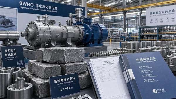 Titanium Sponge Spike Pressures SWRO Pump Supply