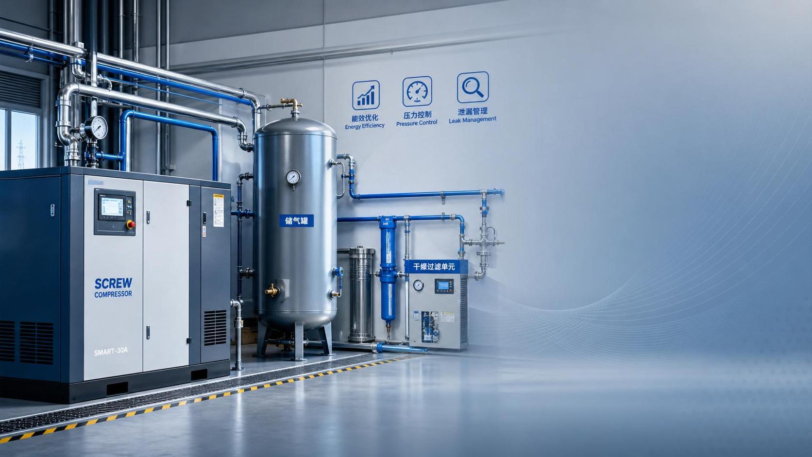 Compressor Energy Efficiency for Factories: Where Savings Actually Come From