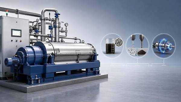 Decanter Centrifuge Equipment Selection: Key Performance Factors