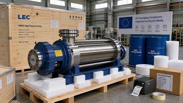 EU PPWR Now in Force for SWRO Pump Packaging