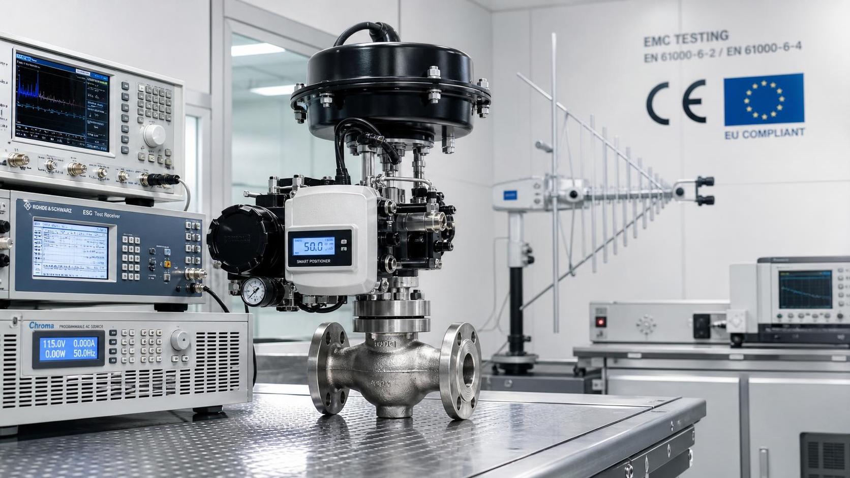 Revised EN 14382:2026 Adds EMC Immunity Test for Smart Valve Positioners in EU Exports