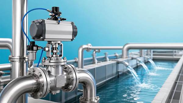 When smart pneumatic control valves improve water treatment stability