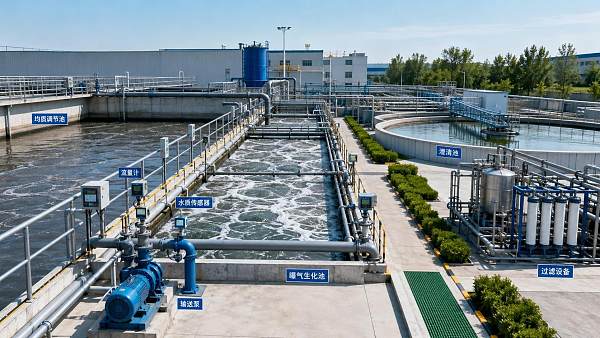 Industrial wastewater treatment plant design: sizing for flow and load