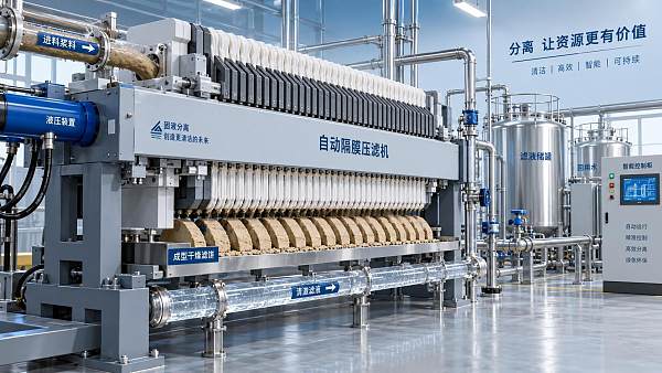 When does fluid separation technology equipment need a filter press?