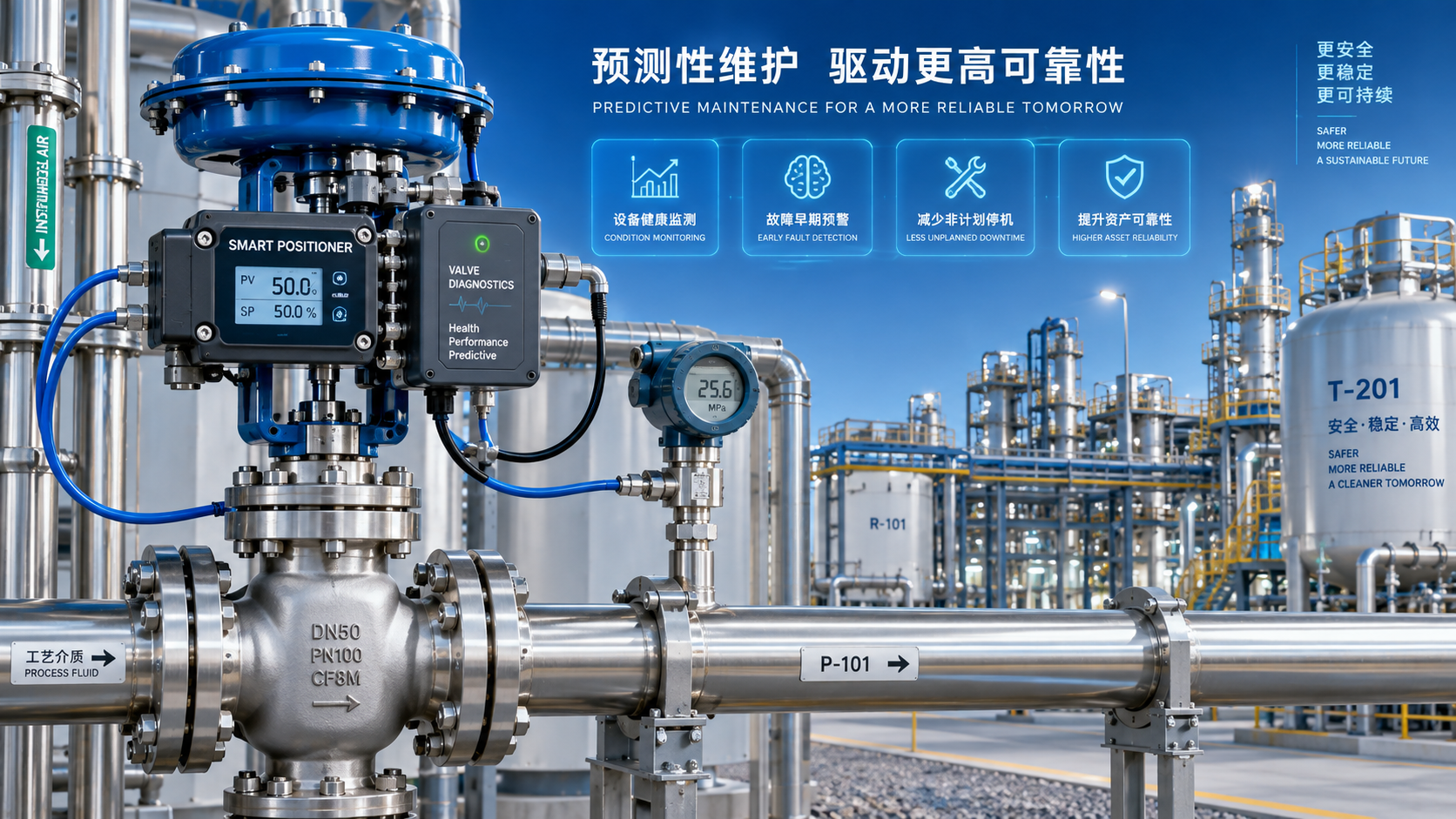 How fluid control digitalization improves valve maintenance planning