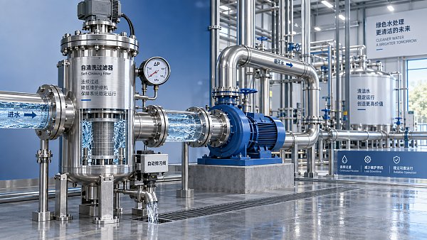 When does self-cleaning filtration technology reduce maintenance downtime?