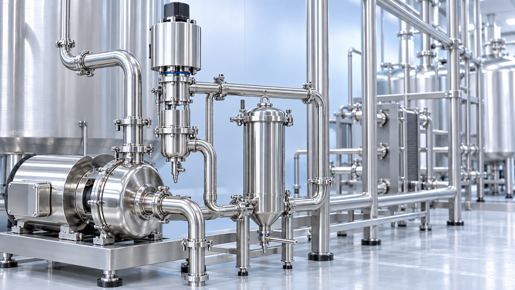 How to select hygienic fluid control equipment for food processing