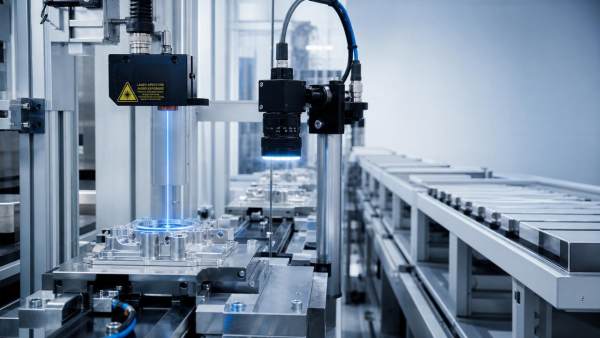 Where do non-contact sensors improve factory accuracy?