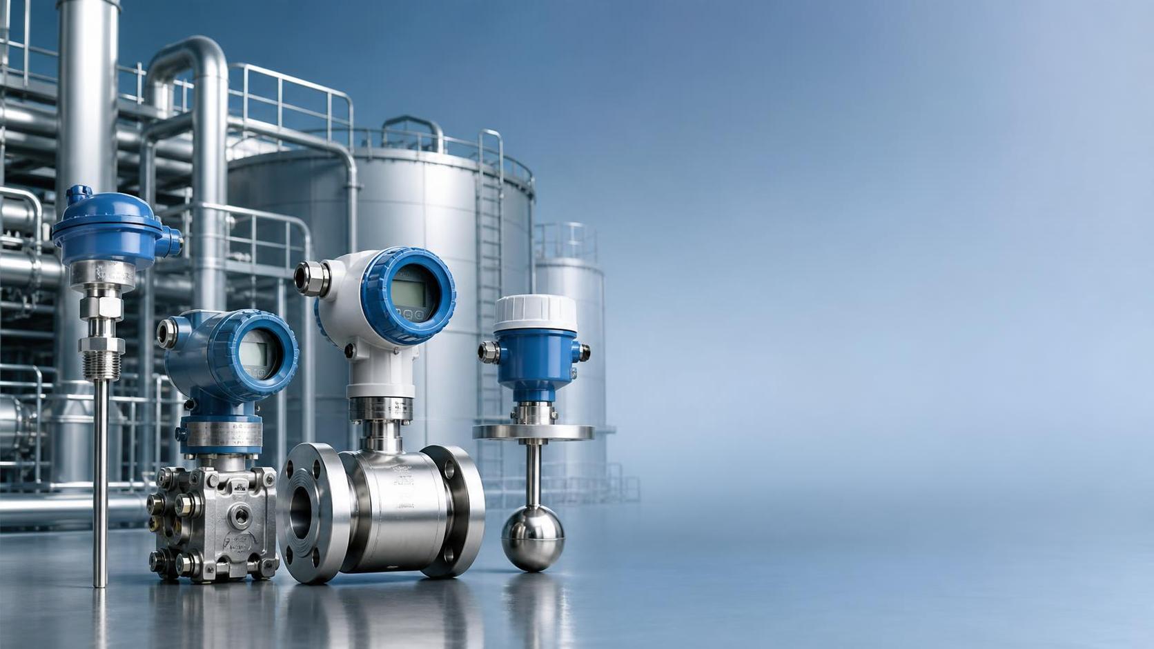 How to Select Industrial Process Sensors for Temperature, Pressure, Flow, and Level?