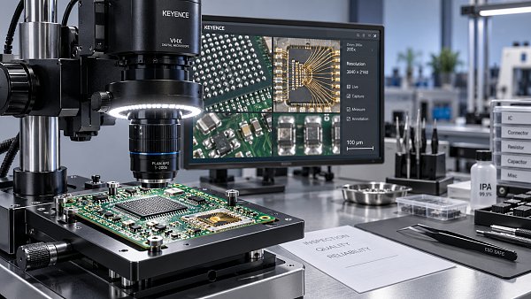 How to Select an Industrial Microscope for PCB, Solder Joint, and Bond Inspection