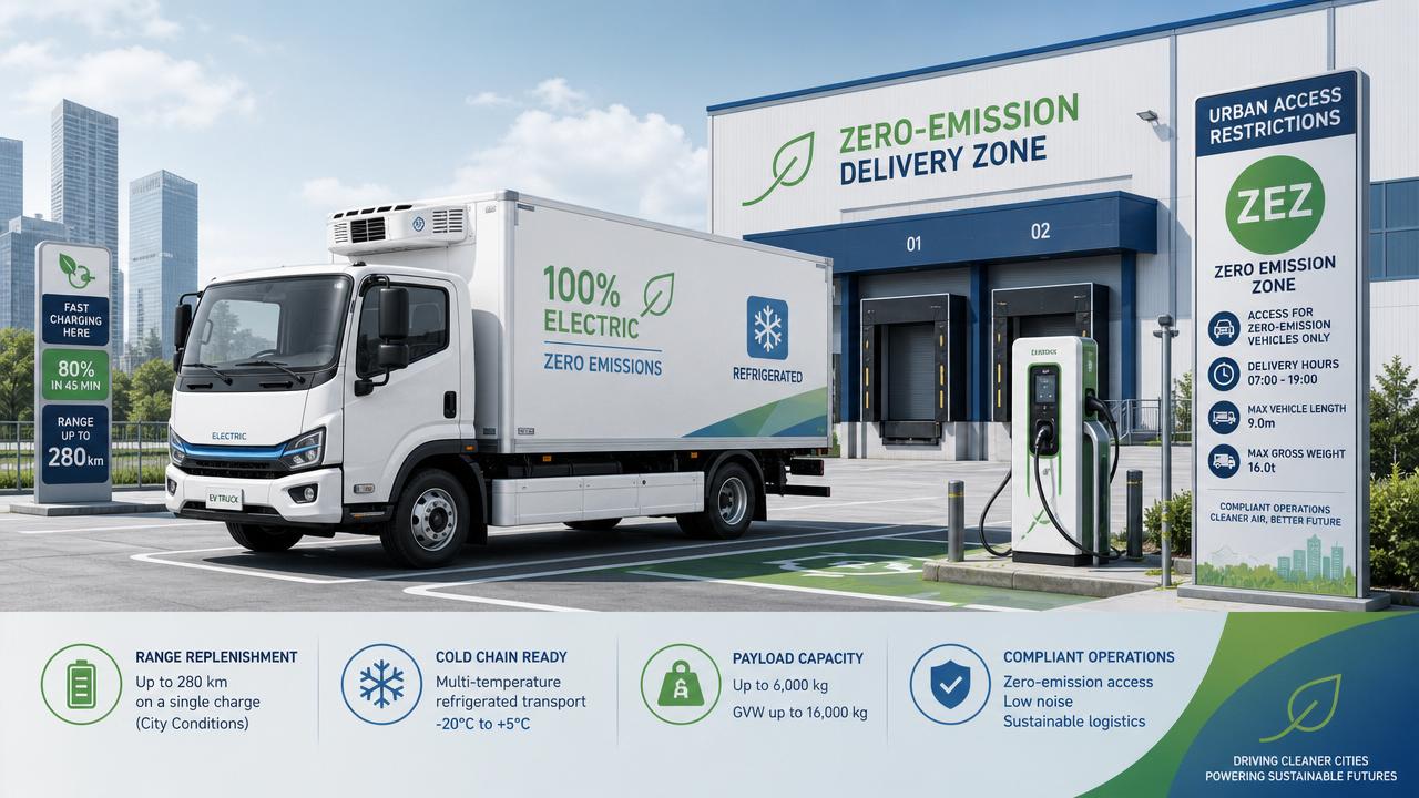 Zero-Emission Zone for Delivery Trucks: What Fleet Operators Need to Check First