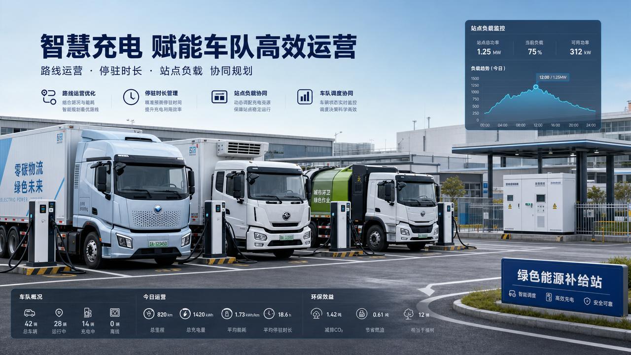 Commercial EV Charging for Fleets: How to Size Chargers by Route, Dwell Time, and Load