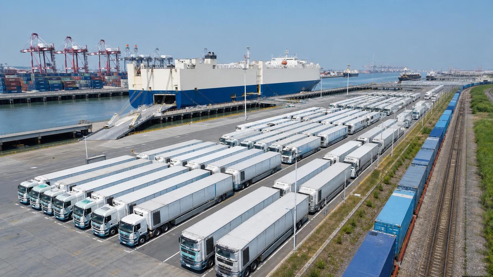 Shanghai Ro-Ro Capacity Tightens, EV Truck Lead Times Extend