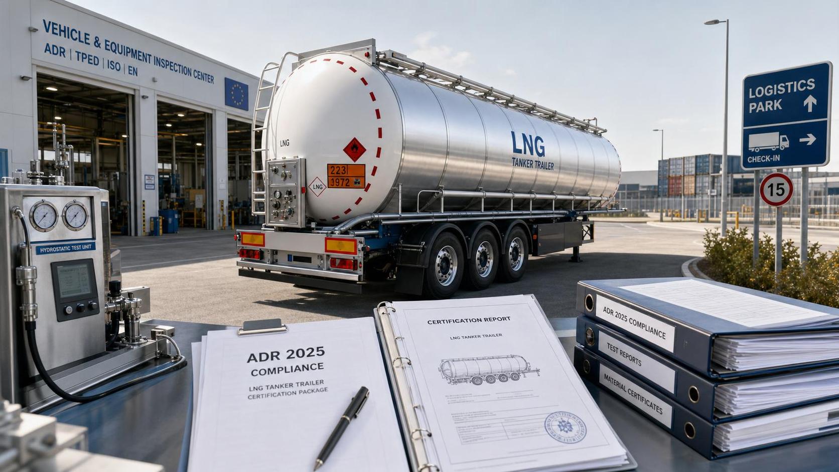 EU Enforces ADR 2025 Rule for LNG Tanker Trailers