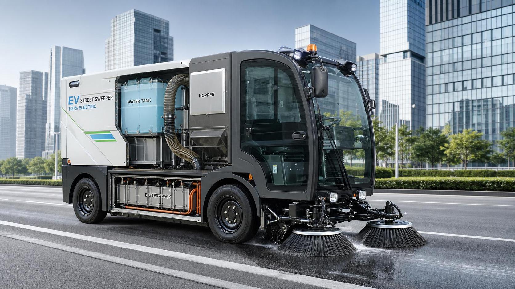 How to Choose a Pure Electric Chassis for Street Sweepers in Urban Duty Cycles