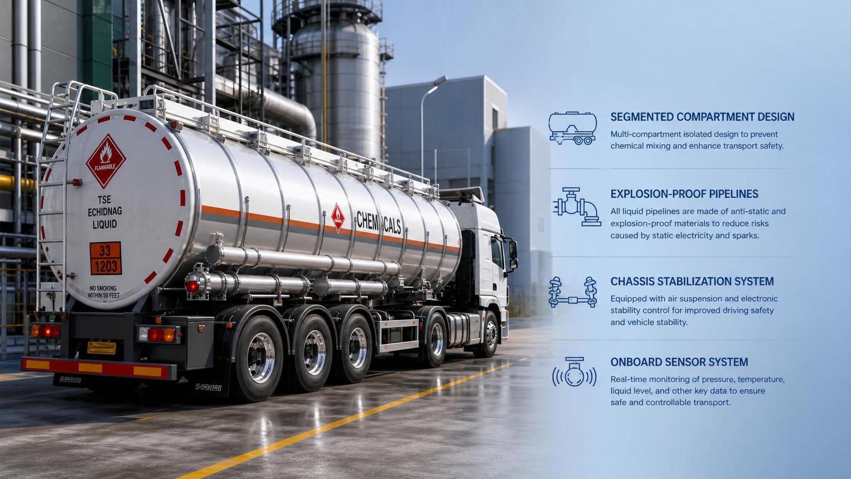 Hazmat Transport Safety Systems: Key Components for Chemical Fleet Risk Control