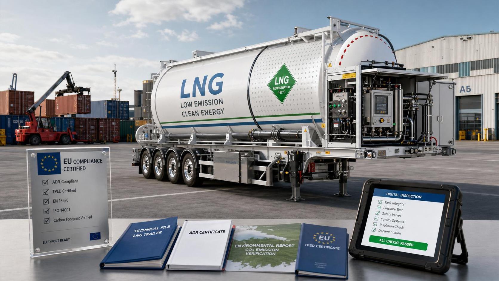 EU Battery Carbon Label Rule Raises LNG Trailer Export Bar