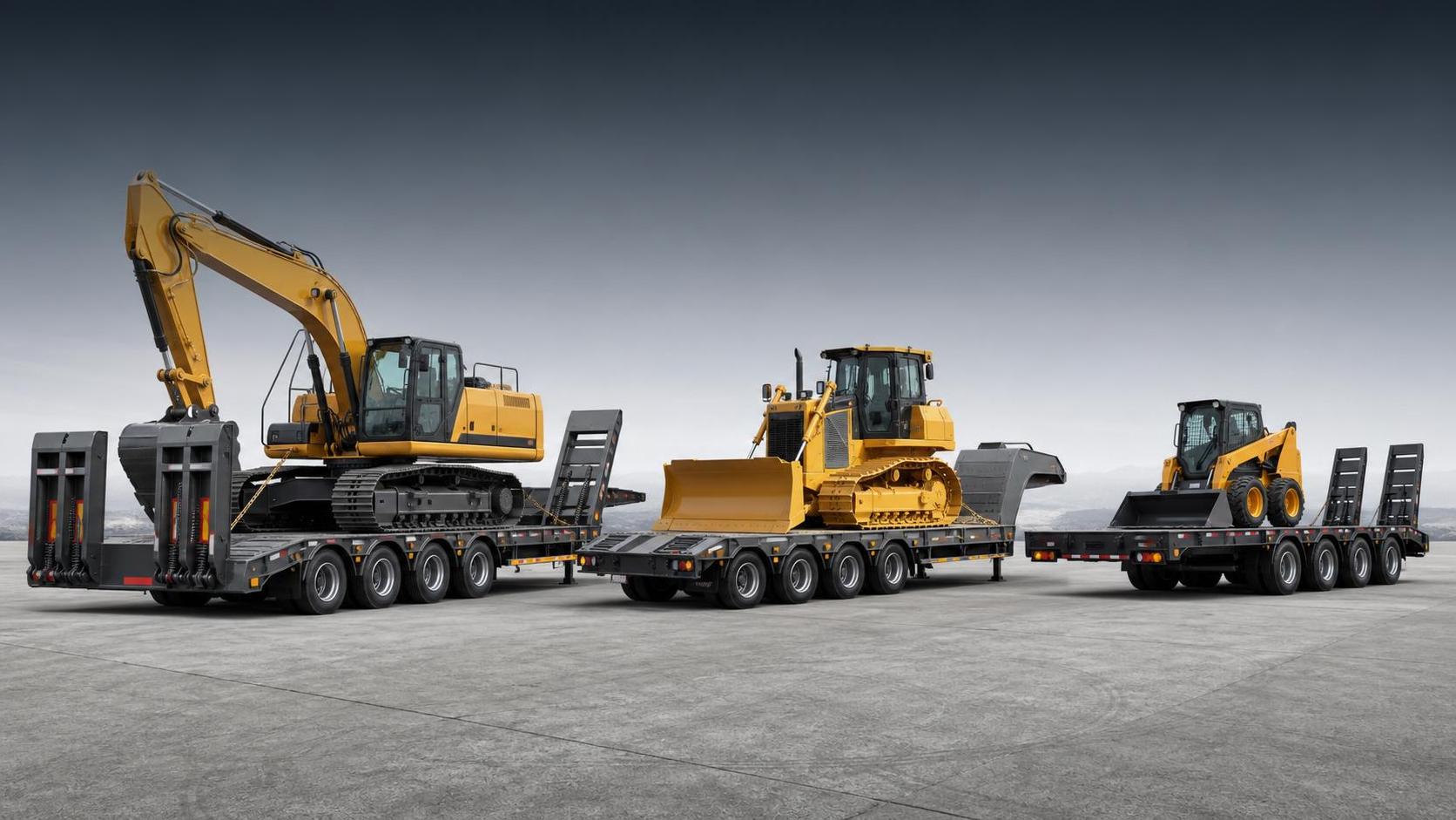 Heavy Trailers for Construction Equipment: Lowboy vs Detachable Gooseneck vs Flatbed