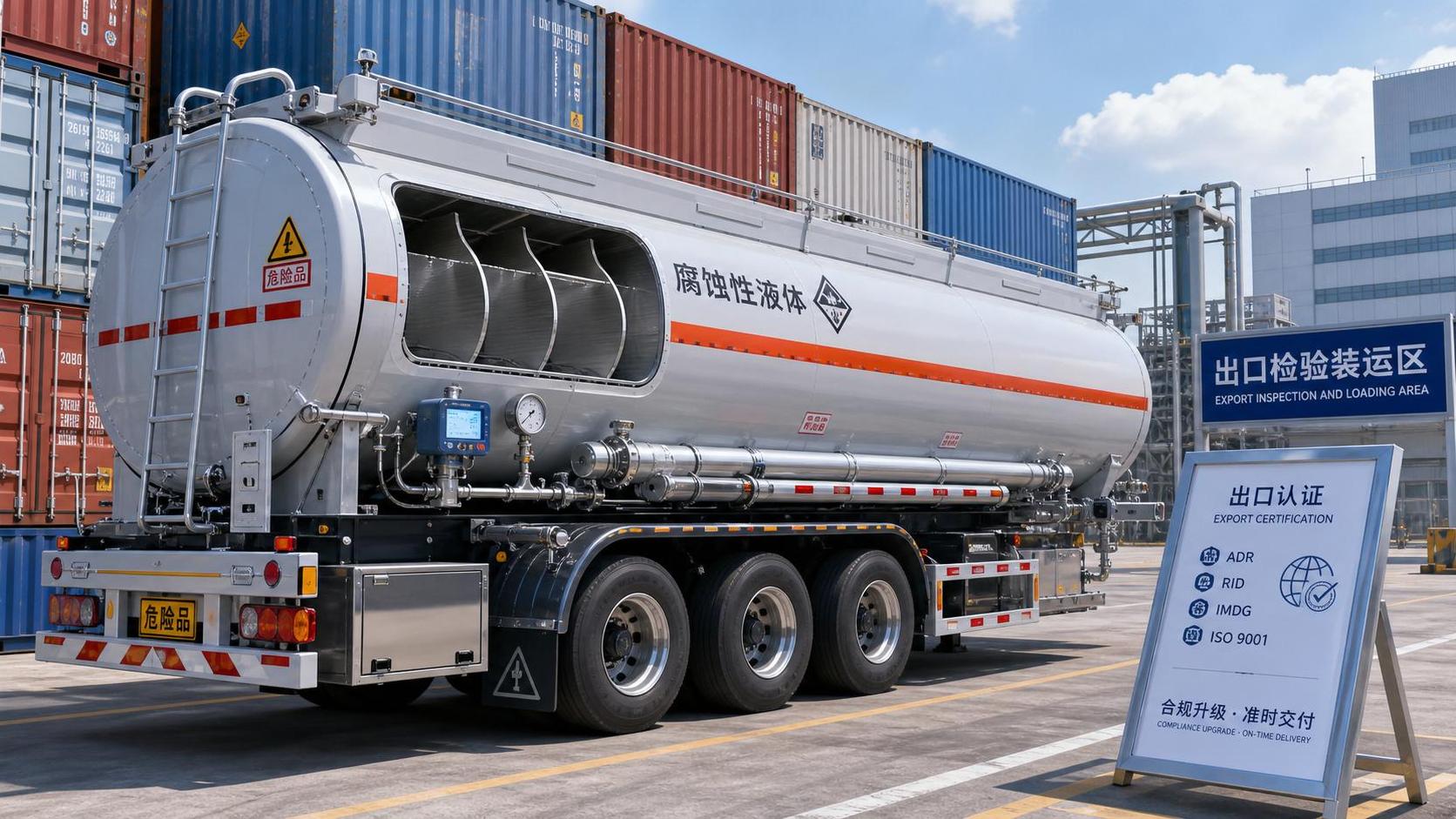 DOT Rule Tightens Corrosive Tanker Export Compliance