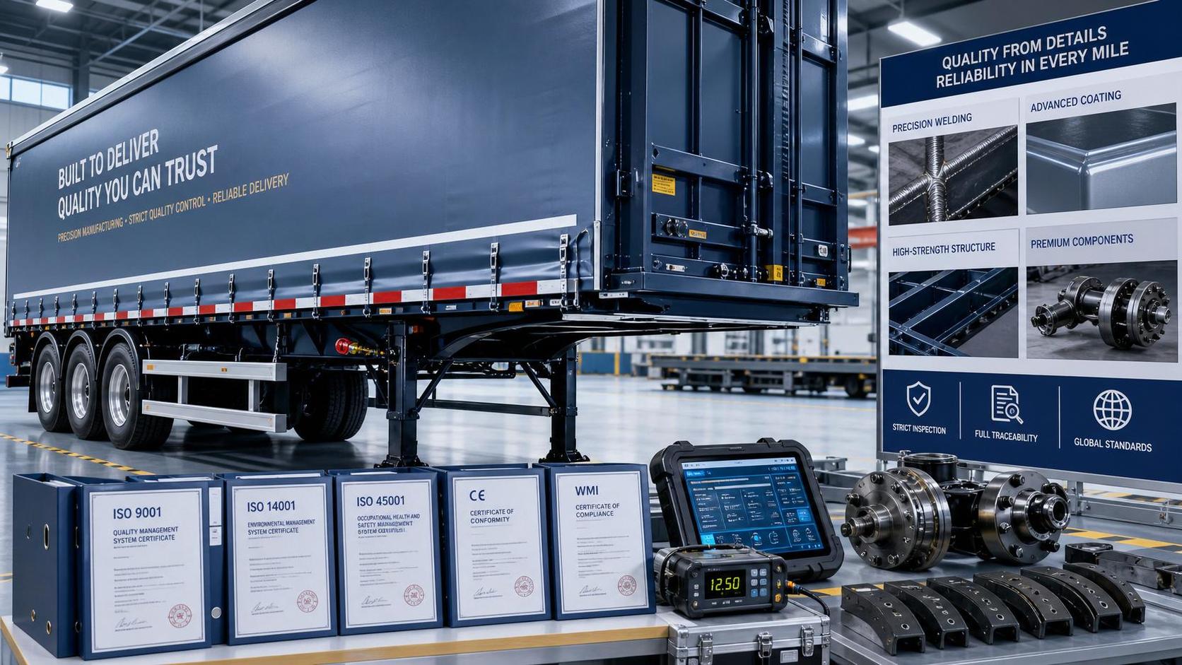 How to Evaluate a Trailer Manufacturer: Build Quality, Compliance, Lead Time, and Support
