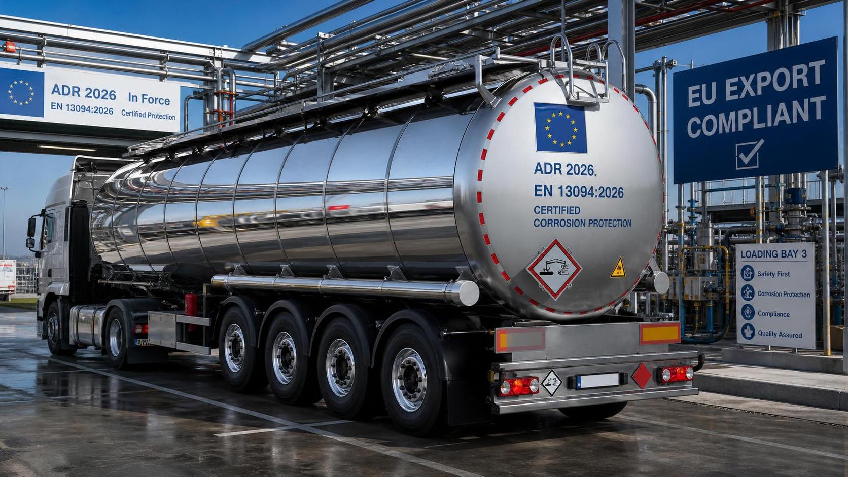 ADR 2026 Enters into Force for Corrosive Chemical Tankers