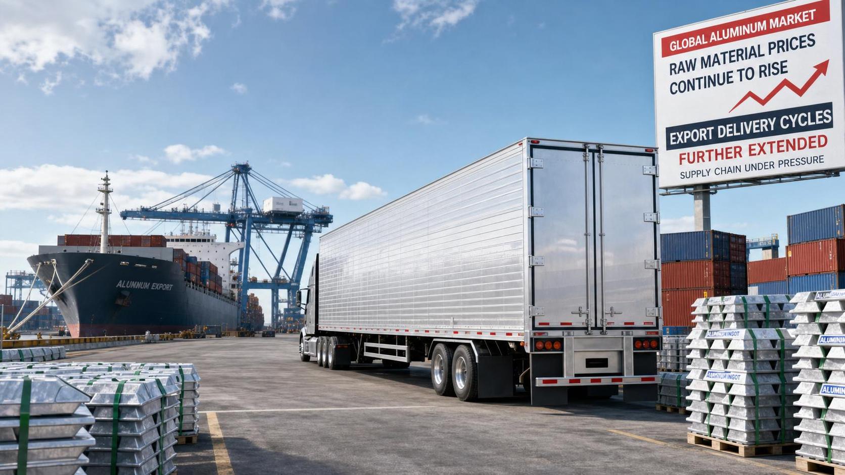 Aluminum Spike Raises Semi-Trailer Export Costs
