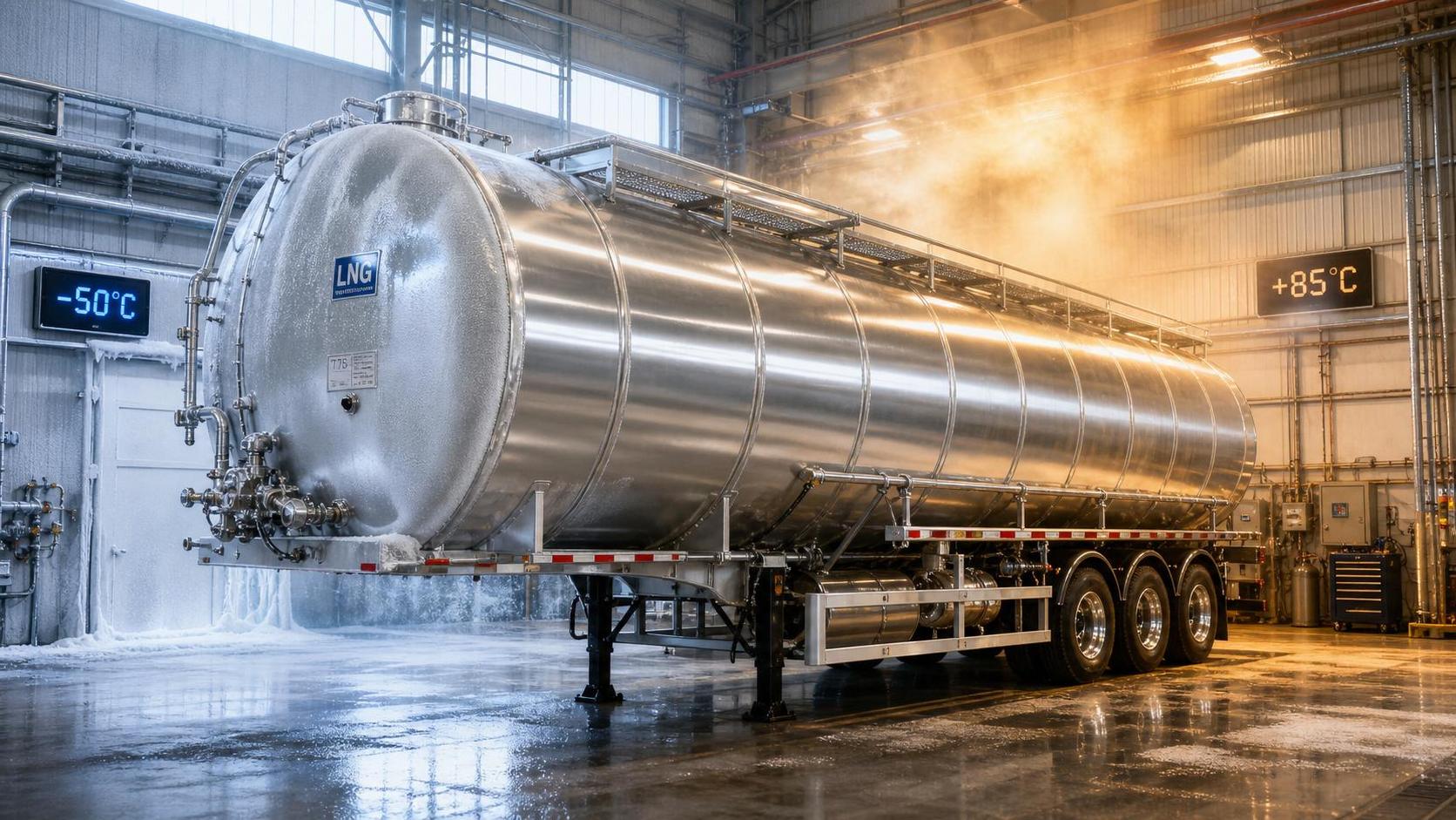 ADR Update Adds Thermal Shock Test for LNG Tanker Trailers