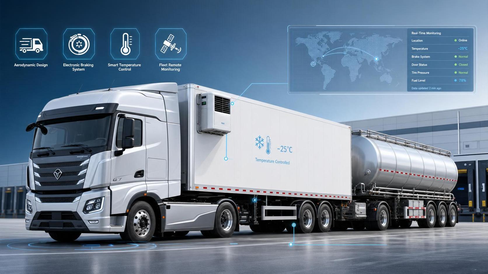 Logistics Vehicle Technology Explained: Which Systems Improve Safety, Fuel Use, and Uptime?