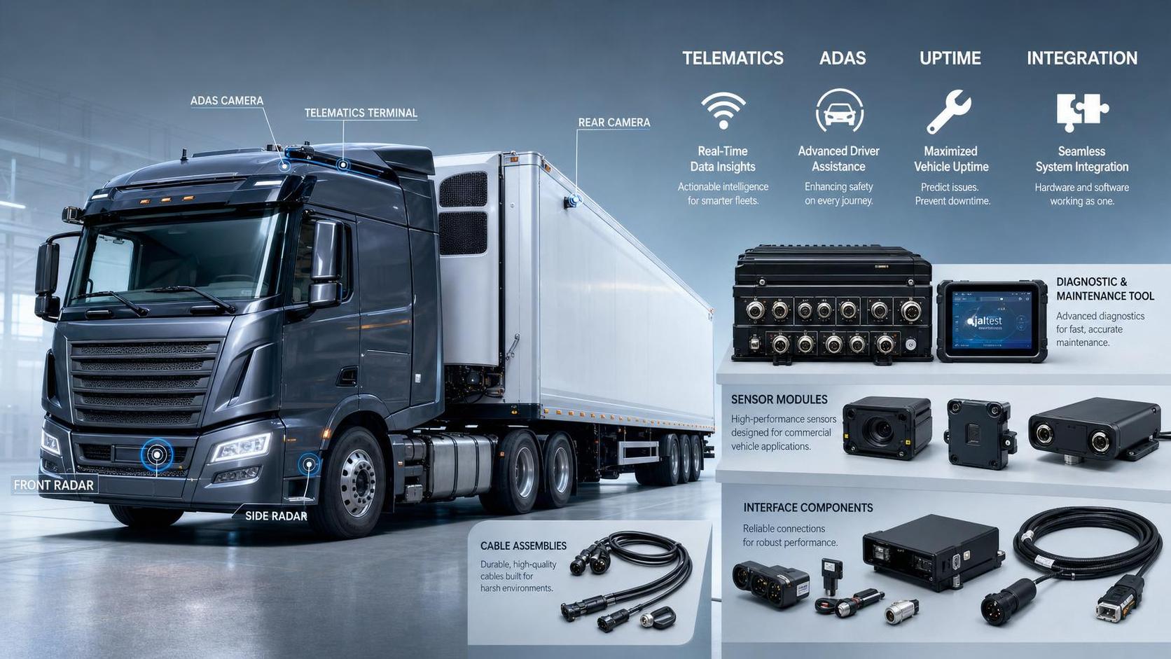 How to Evaluate a Truck Technology Manufacturer: Telematics, ADAS, Uptime, and Integration