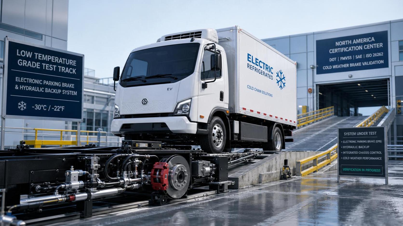 DOT Ends Exemption for EV Cold Chain Truck Brake Validation