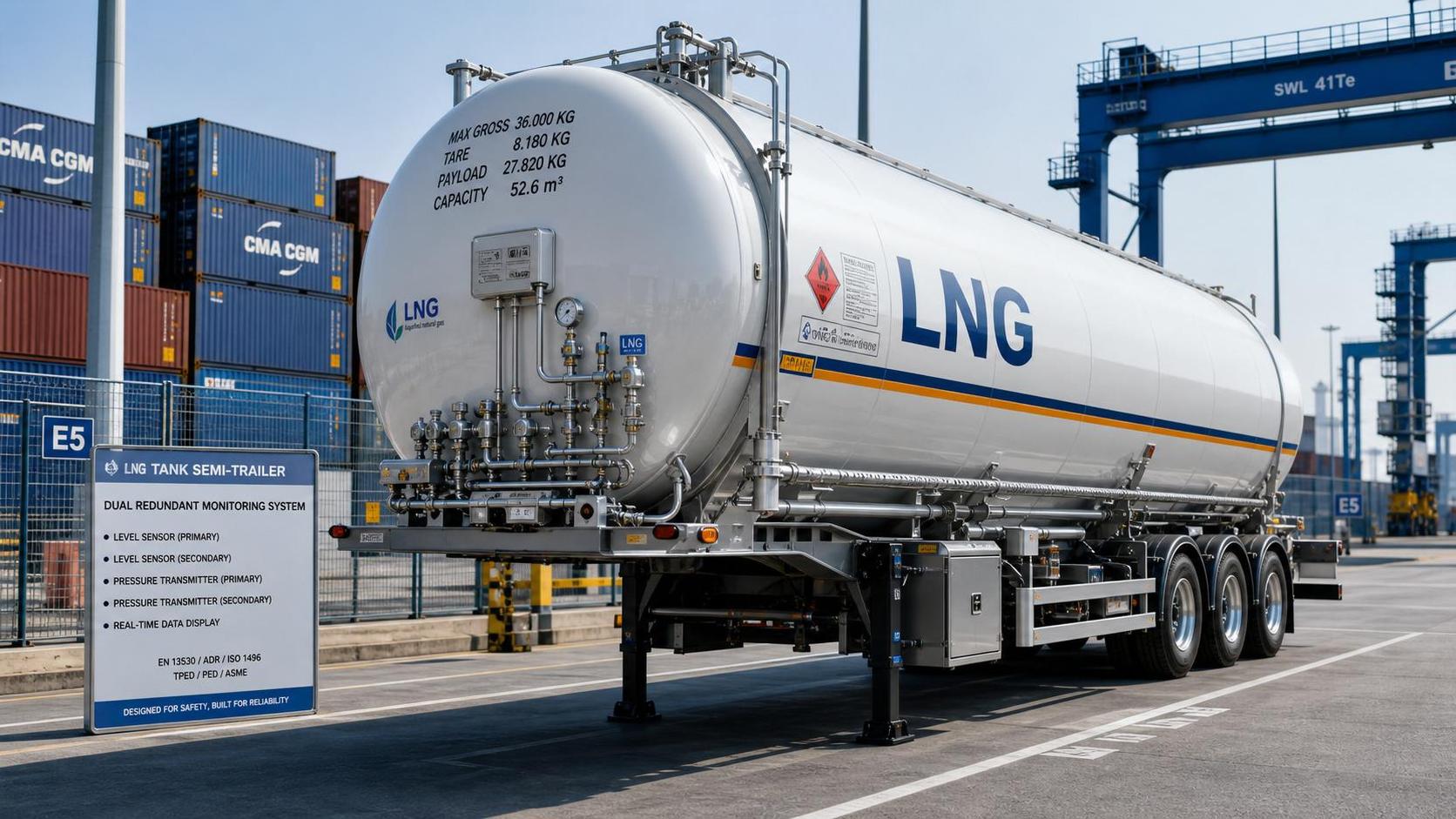 EU Rule Takes Effect for LNG Tanker Trailer Monitoring