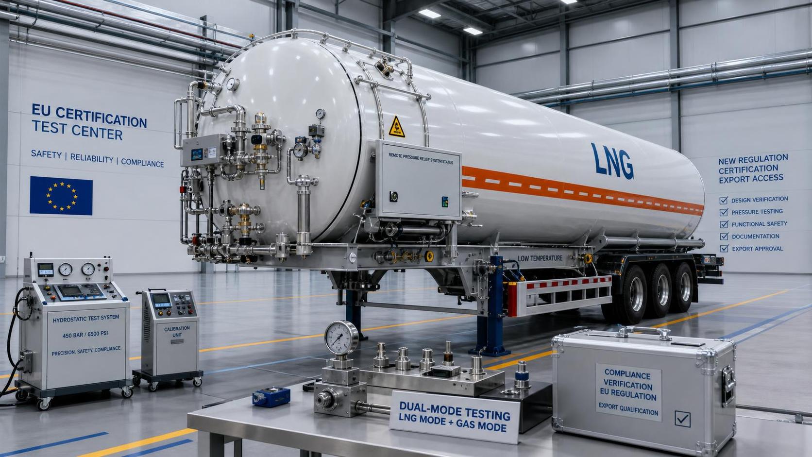 EU Enforces New R110 Test Rules for LNG Tanker Trailers
