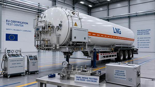EU Enforces New R110 Test Rules for LNG Tanker Trailers
