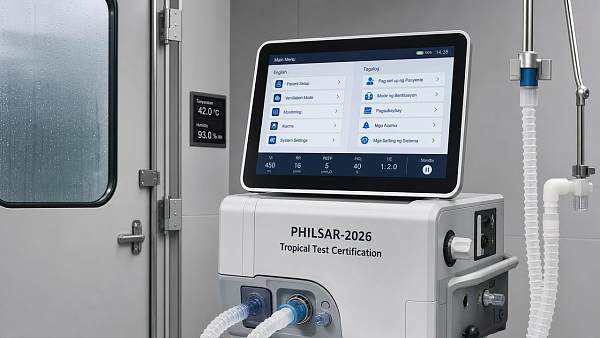 Philippines FDA Mandates Local UI & Tropical Testing for ICU Ventilators
