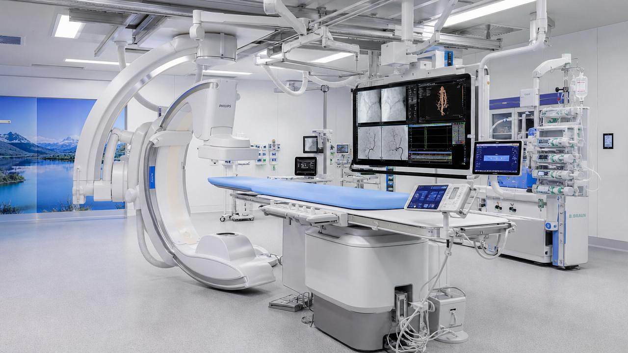 When interventional radiology equipment lowers procedure risk