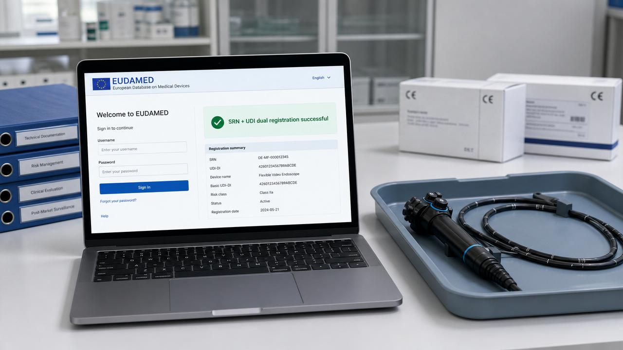 EUDAMED Full Enforcement: SRN + UDI Dual Registration Mandatory for EU Endoscope Imports as of 28 May 2026 EUDAMED Full Enforcement: SRN + UDI Dual Registration Mandatory for EU Endoscope Imports as of 28 May 2026
