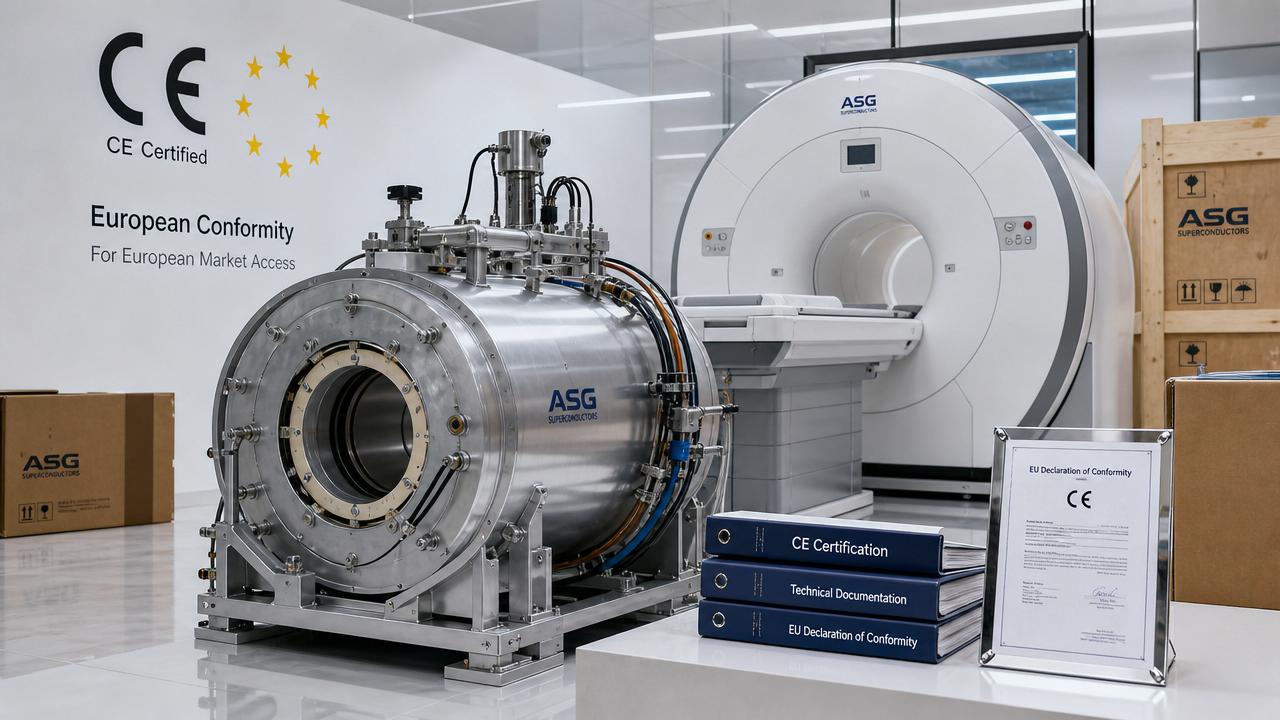 CE Approval Speeds Entry for Helium-Free MRI Magnet CE Approval Speeds Entry for Helium-Free MRI Magnet