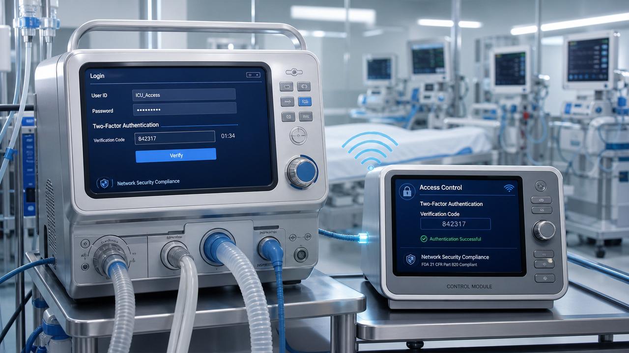 FDA Requires 2FA for ICU Ventilators From June FDA Requires 2FA for ICU Ventilators From June