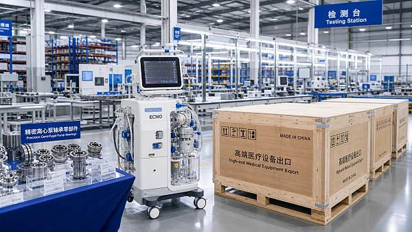 China ECMO Exports Surge as Bearing Dependence Persists