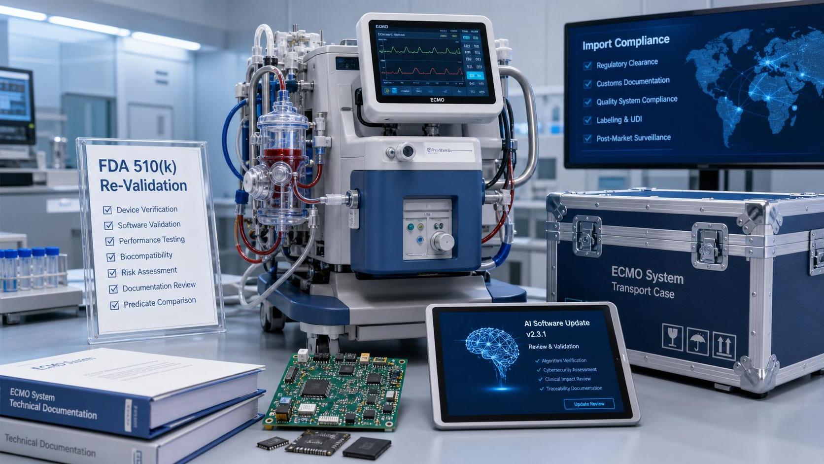 FDA Tightens 510(k) Revalidation for Imported ECMO
