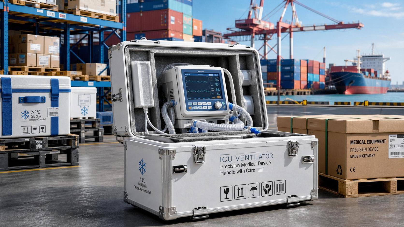 SCFI Falls Below 1,200, Easing ICU Ventilator Export Costs