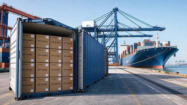 SCFI Falls Below 1,200, Cutting ICU Ventilator Export Costs