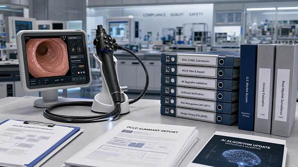 FDA Requires PCCP for AI Flexible Videoscopes