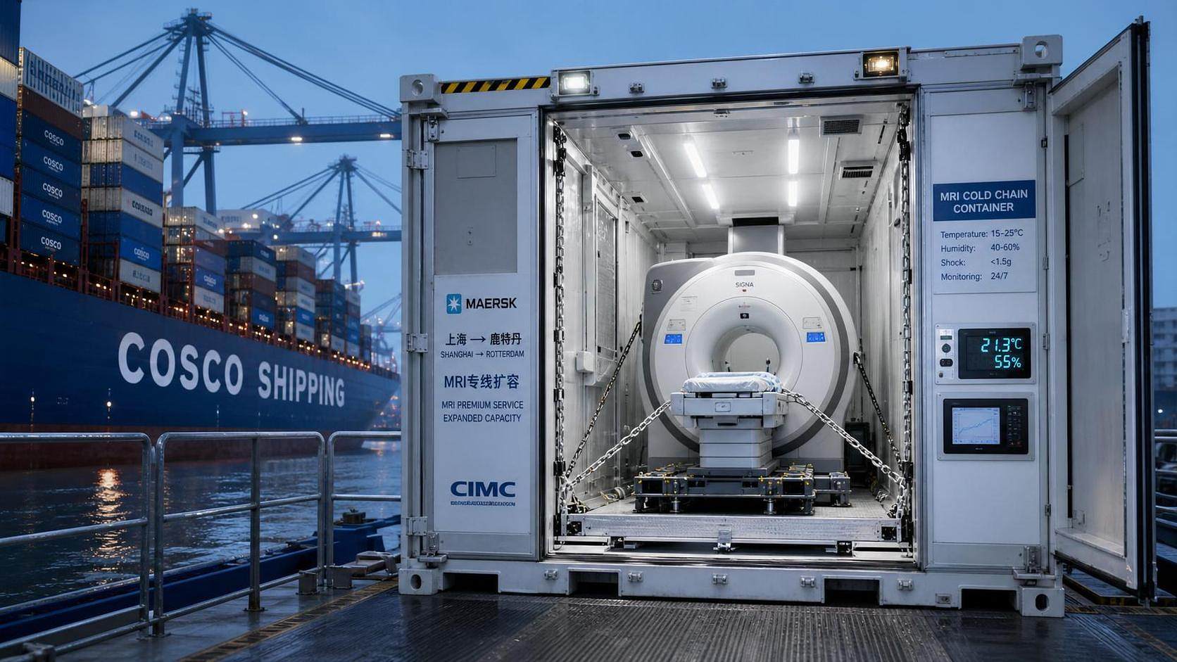 Shanghai-Rotterdam MRI Sea Lane Adds 40% Capacity Shanghai-Rotterdam MRI Sea Lane Adds 40% Capacity